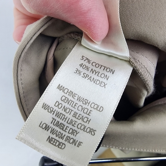 Ecru Tan Gramercy Tuxedo Pants with Satin Stripe Size 6 Modern Neutral Formal - Picture 7 of 7